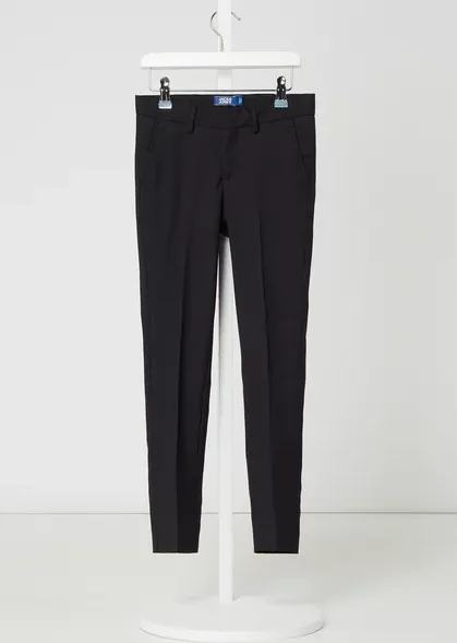 Jack & Jones Spodnie do garnituru o kroju regular fit z dodatkiem wełny model ‘Solaris’