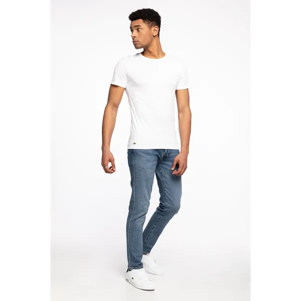 Koszulka Lacoste Underwear TShirt men TH3321-BXY WHITE/GREY/BLACK