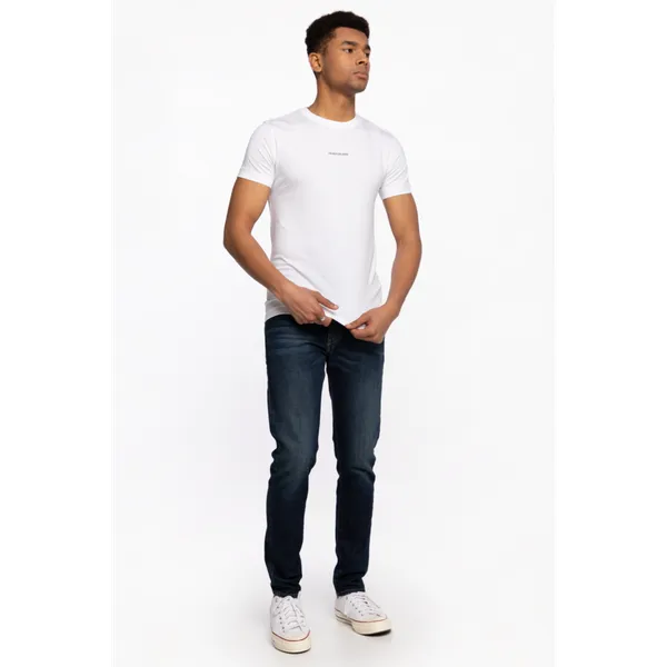 Koszulka Calvin Klein MICRO BRANDING ESSENTIAL SS TEE J30J318067YAF WHITE