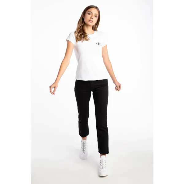Koszulka Calvin Klein Jeans Jeans MONOGRAM LOGO 2-PACK SLIM TEE J20J2143640K4 WHITE