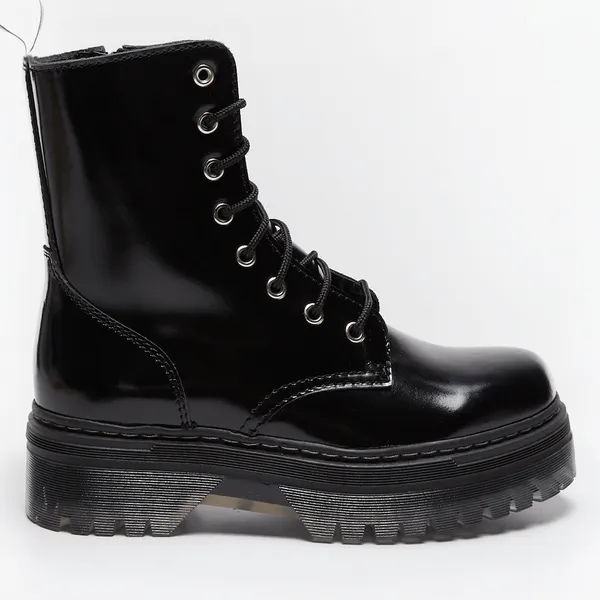 Buty Charles Footwear 1984W002 Black Polished BLACK
