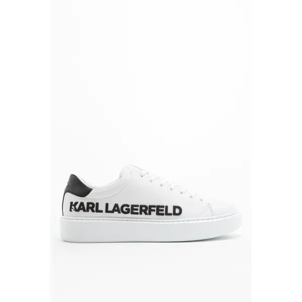 Buty Karl LAGERFELD MAXI KUP Karl Injekt Logo Lo White Lthr w/Black KL52225-010