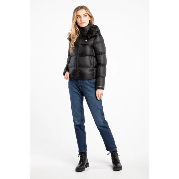 Kurtka Calvin Klein Jeans SHINY DOWN SHORT PUFFER JACKET J20J217280BEH BLACK