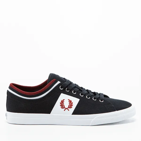 Buty Fred Perry UNDERSPIN TIPPED CUFF TWILL B7106-608 BLACK
