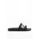 Klapki Karl LAGERFELD KONDO Karl Logo Slide Black Rubber KL70004-V00 BLACK