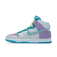 Personalizowane buty damskie Nike Dunk High By You - Niebieski
