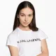 Koszulka Karl LAGERFELD Graffiti Logo T-Shirt 206W1701-100 WHITE