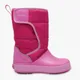 Śniegowce Crocs lodge point snow boot k 204660-6lr candy pink/party pink