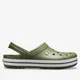 Klapki Crocs Crocband Army Green/White 11016-37P GREEN