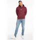 Bluza Calvin Klein Jeans SHADOW CENTER LOGO HOODIE K10K107770XUU RED
