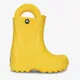 Kalosze Crocs HANDLE RAIN BOOT KIDS 12803-730 YELLOW YELLOW