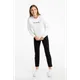 Bluza Calvin Klein Jeans SHRUNKEN INSTITUTIONAL CREW NECK J20J216537YAF WHITE